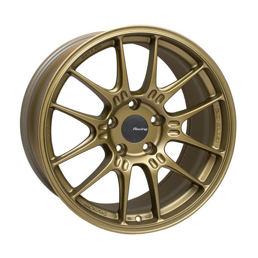 Enkei GTC02 18x9.5 5x120 45mm Offset 72.5mm Bore Titanium Gold Wheel - 534-895-1245GG534-895-1245GG