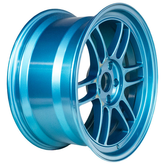 Enkei RPF1 18x9.5 5x114.3 38mm Offset 73mm Bore Emerald Blue Wheel  - 3798956538EB3798956538EB