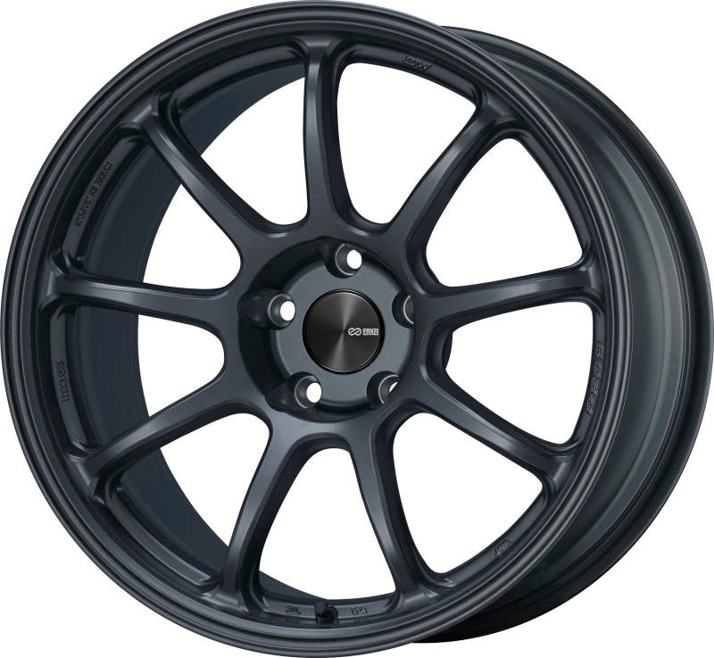 Enkei PF09 18x8.5 5x114.3 45mm Offset 75mm Bore Matte Gunmetal Wheel - 540-885-6545GM540-885-6545GM