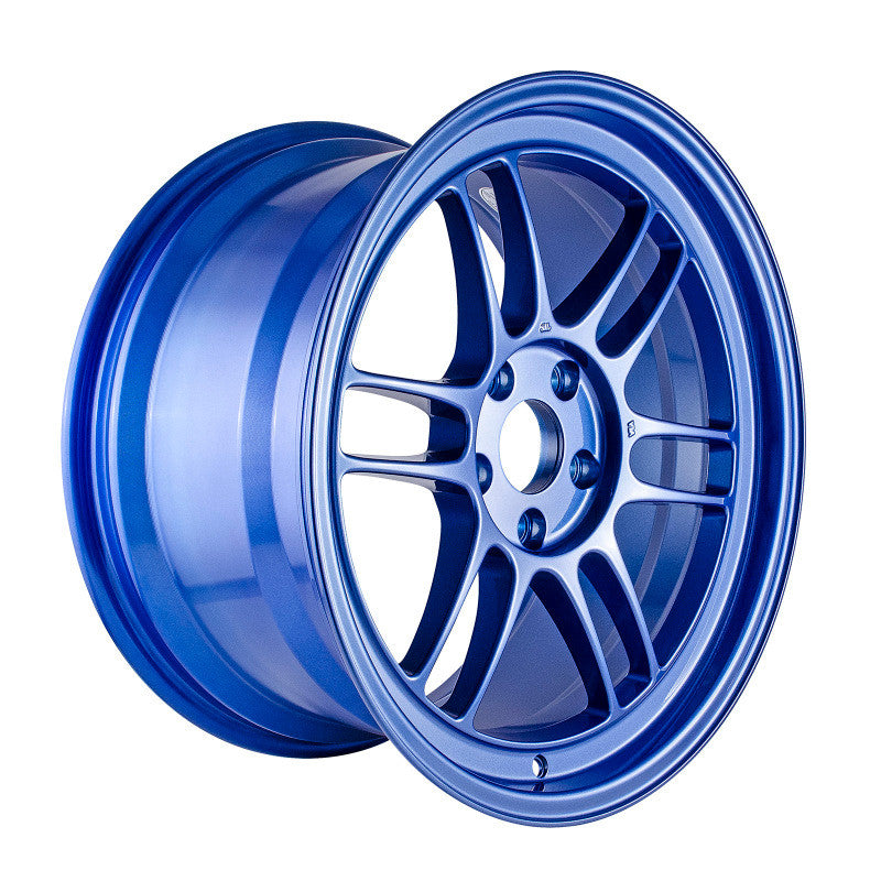 Enkei RPF1 18x9.5 5x114.3 38mm Offset 73mm Victory Bore Blue Wheel - 3798956538BL3798956538BL