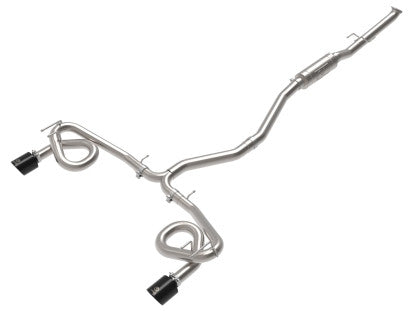 aFeTakeda Cat-Back Exhaust w/ Black Tips | 22 Civic SI