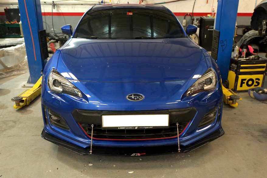 APR Performance Carbon Fiber Wind Splitter With Rods | Subaru BRZ 2017-2021Install2