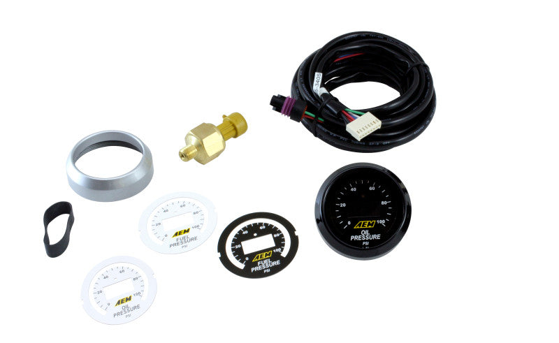 AEM 52mm Pressure (Oil or Fuel) Digital Gauge  304401