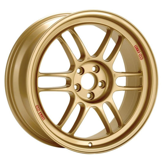 Enkei RPF1 17x8 5x114.3 45mm Offset 73mm Bore Gold Wheel 05-07 STI/06-10 Civic Si - 3797806545GG3797806545GG