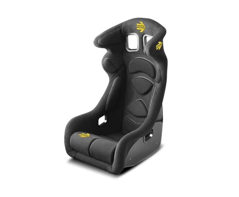 Momo Lesmo One XL Seats (FIA 8855-1999) - Black Hardshell - 1078BLK
