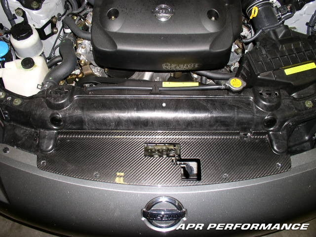APR Performance Carbon Fiber Radiator Cooling Shroud | Nissan 350Z 2002-2008Install2