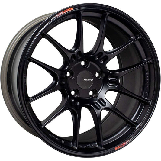 Enkei GTC02 18x9.5 5x112 22mm Offset 66.5mm Bore Matte Black Wheel - 534-895-4422BK534-895-4422BK