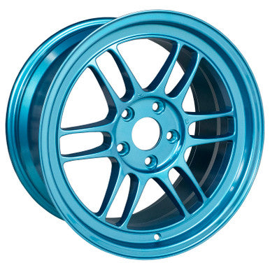 Enkei RPF1 17x9 5x114.3 45mm Offset 73mm Bore Emerald Blue Wheel  - 3797906545EB