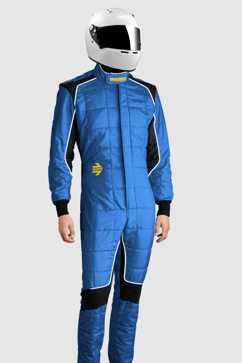 Momo Corsa Evo Driver Suits Size 58 (SFI 3.2A/5/FIA 8856-2000)-Blue - TUCOEVOBLU58