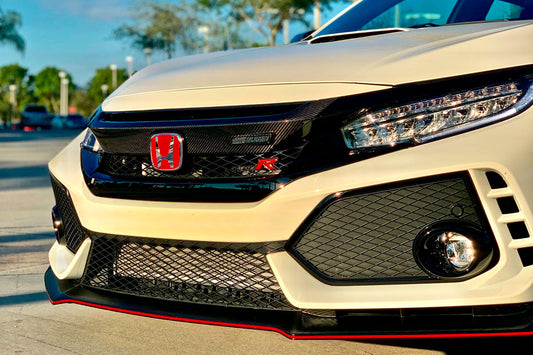 Mugen Civic CFRP Front Grill Garnish