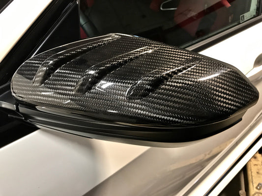 Mugen Carbon Fiber Door Mirror Cover Set