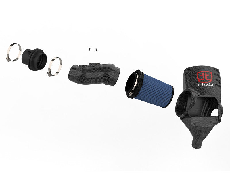 aFe Momentum Black Series Carbon Fiber 17-18 Honda Civic Type RPhoto - Unmounted 2