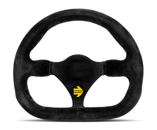 Momo MOD27 Steering Wheel 270 mm - Black Suede/Black Spokes - R1925/27S