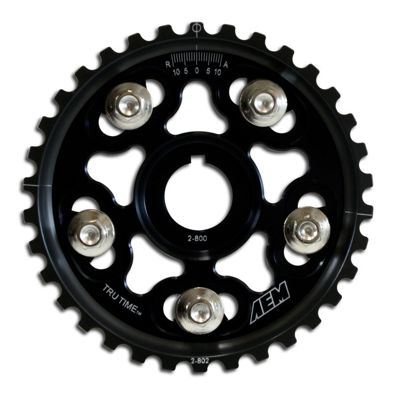 AEM  Black TruTime Cam Gear | B Series