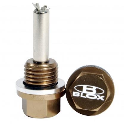 BLOX Racing Magnetic Drain Plug - Manual Transmission / 14x1.5mm (Fits Honda Mitsubishi Ford GM)