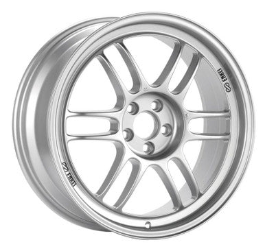 Enkei RPF1 15x8 4x100 28mm Offset 5 Hub Bore Silver Wheel - 11.64Lbs - 3795804928SP