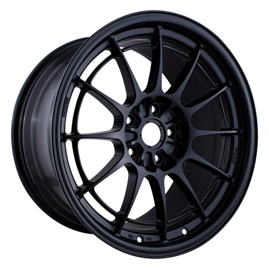 Enkei NT03+M 18x9.5 5x114.3 40mm Offset 72.6mm Bore Black Wheel G35/350Z  - 3658956540BK