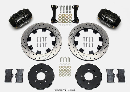 Wilwood Forged Dynalite Front Hat Kit 12.19in Drilled 94-01 Honda/Acura w/262mm Disc