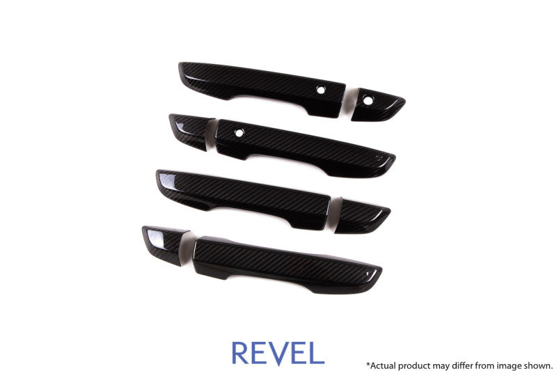 Revel GT Dry Carbon Door Outer Handle Cover | Honda Civic Type R FK8