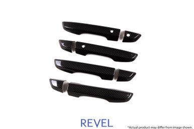 Revel GT Dry Carbon Door Outer Handle Cover | Honda Civic Type R FK8