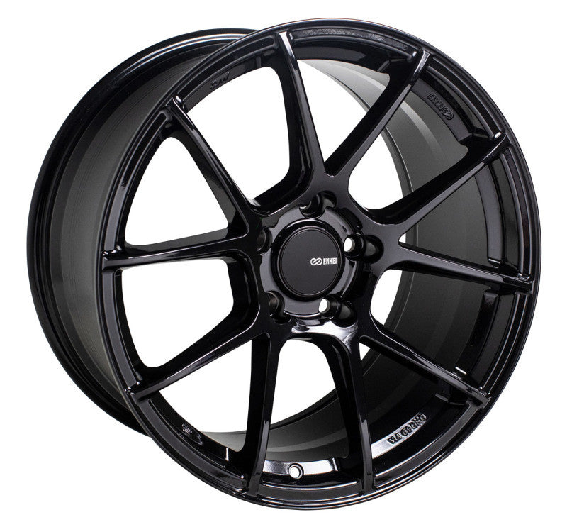 Enkei TS-V 18x9.5 5x120 40mm Offset 72.6mm Bore Gloss Black Wheel - 522-895-1240BK522-895-1240BK
