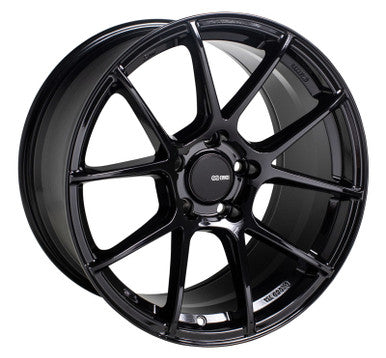 Enkei TS-V 18x9.5 5x120 40mm Offset 72.6mm Bore Gloss Black Wheel - 522-895-1240BK