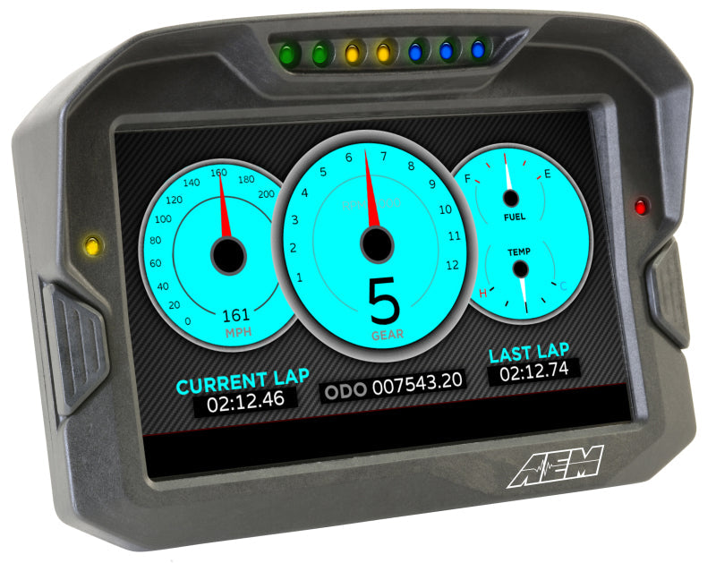 AEM CD-7 Race Dash Carbon Fiber