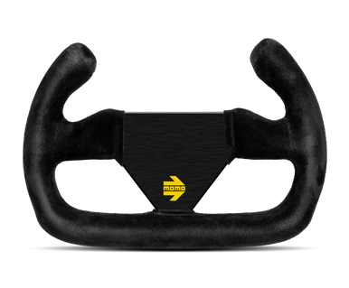 Momo MOD12/C Steering Wheel 250 mm - Black Suede/Black Spokes