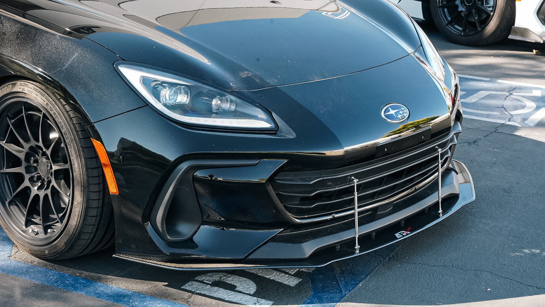 APR Performance Carbon Fiber Wind Splitter With Rods | Subaru BRZ 2022-UP Install 3