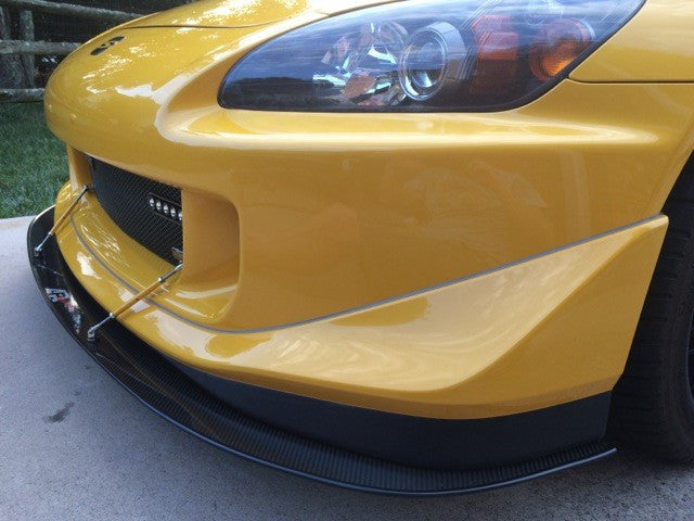 APR Performance Carbon Fiber Wind Splitter With Rods | Honda S2000 CR 2004-2009 Install 3