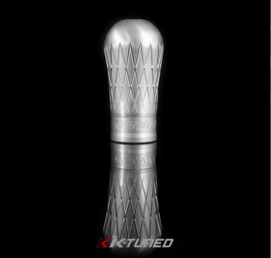 K-Tuned Tear Billet Shift Knob silver