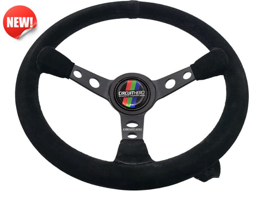 Circuit Hero 3 Spoke Steering Wheel with Holes