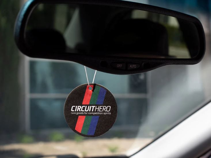 Circuit Hero Flag logo Round Air Freshener