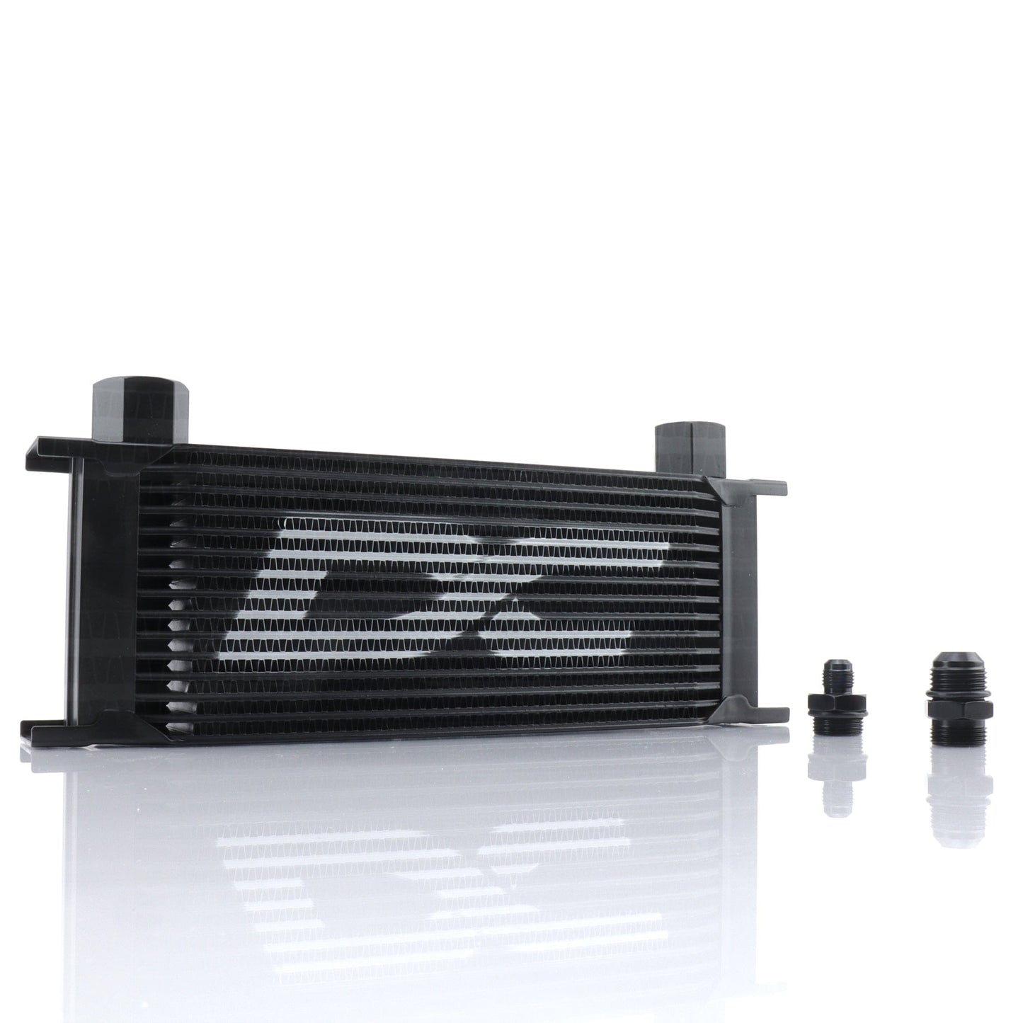 DC Sport 10 row universal oil cooler black