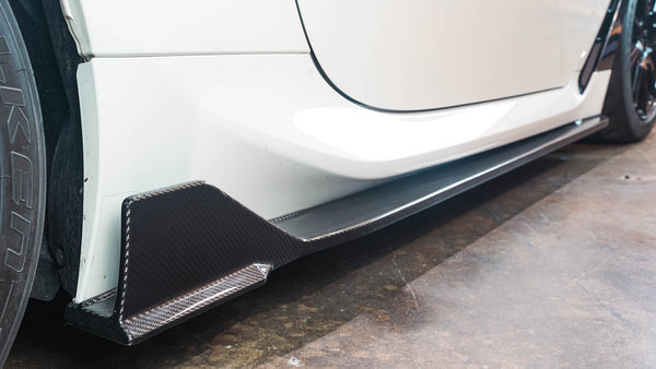 APR Performance Carbon Fiber Side Rocker Extensions GR86/BRZ | Toyota/ Subaru GR86/BRZ 2022-UP Install 3