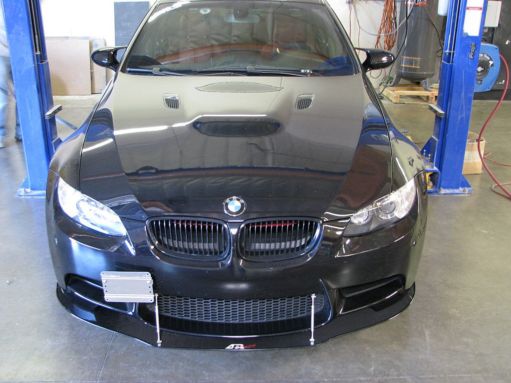 APR Performance Carbon Fiber Wind Splitter With Rods | BMW E92 M3 2006-2013Install2