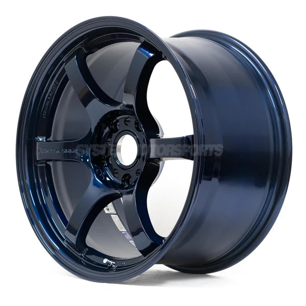 Gram Lights 57DR 18x10.5 +12 5x114.3 Dark Blue Chrome