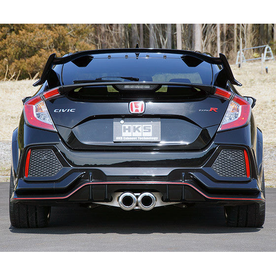 HKS Hi-Power Muffler SPEC-L2 | Honda Civic Type R FK8 car view