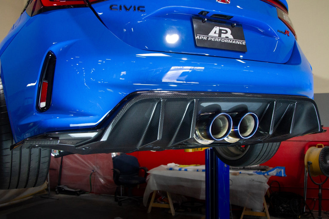 APR Performance Carbon Fiber Rear Diffuser | Honda FL5 Civic Type R 2023-Up