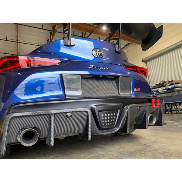APR Performance Carbon Fiber License Plate Frame/RX-8 | Supra 2020-UPInstall2