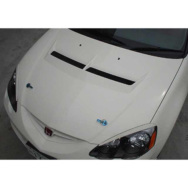 J's Racing Type S Ventilated Hood (FRP) - Acura RSX 02-06 DC5