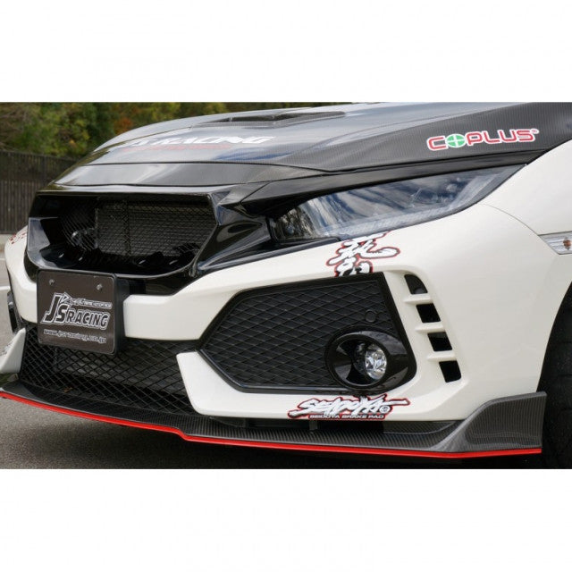 J's Racing Front Sports Grill (FRP) - Honda Civic Type R FK8 17-21