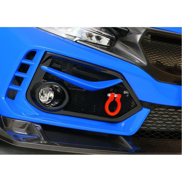 J's Racing Front Sports Grill (Carbon) - Honda Civic Type R FK8 17-21