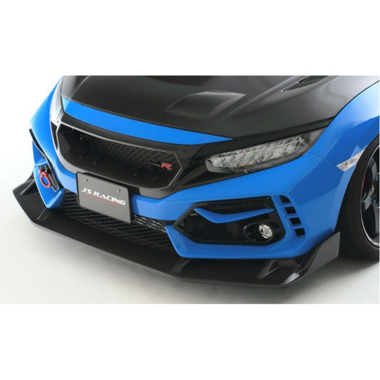 J's Racing Type S Front Wing Spoiler (FRP) - Honda Civic Type R FK8 17-21