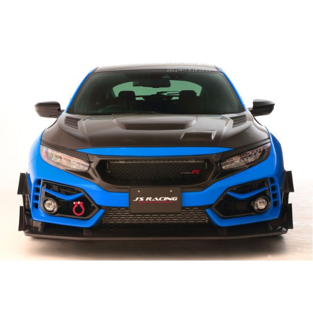 J's Racing Optional Twin Canard for Type S Front Spoiler - Honda Civic Type R FK8 17-21