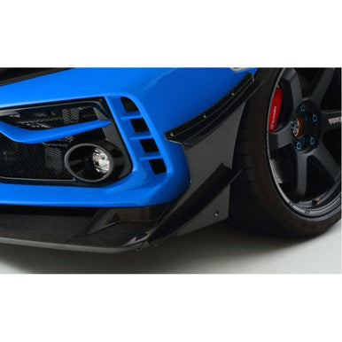 J's Racing Optional Twin Canard for Type S Front Spoiler - Honda Civic Type R FK8 17-21