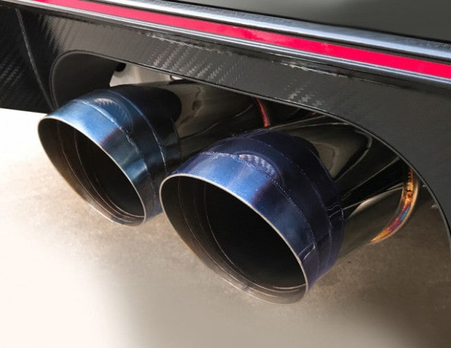 J's Racing SUS Exhaust Plus Dual 70RS - Honda Civic Type R FK8 17-21