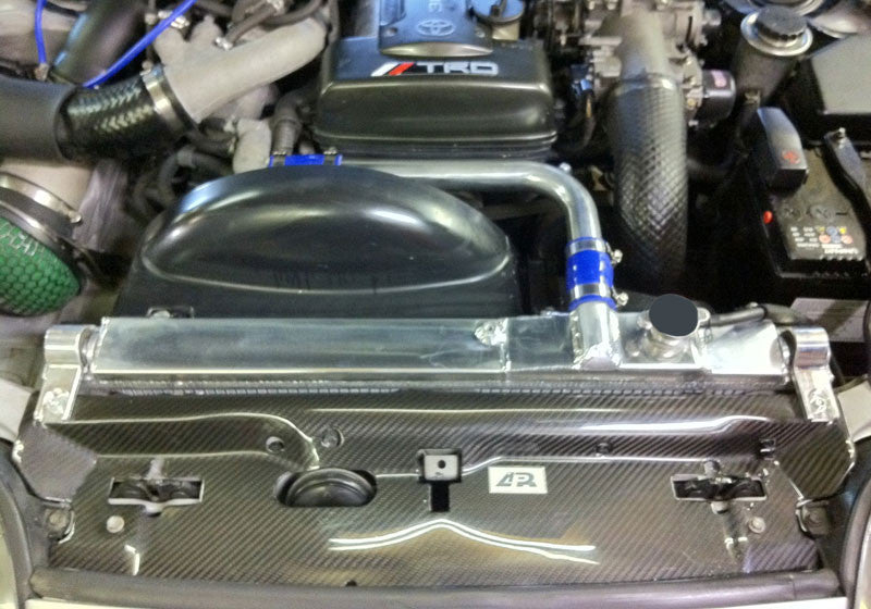 APR Performance Carbon Fiber Radiator Cooling Shroud | Toyota Supra 1993-1999Install2