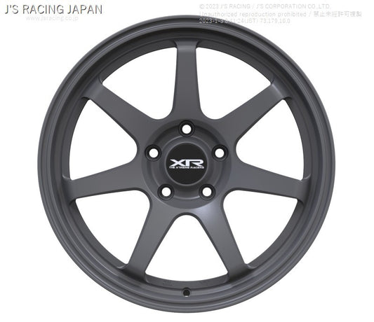 J'S RACING XR227 FORGED WHEEL 18 × 9.5J +45 Gun metallic
