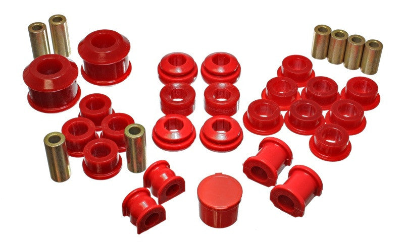 Energy Suspension 02-04 Acura RSX (includes Type S) Red Hyper-Flex Master Bushing Set G16.18111R